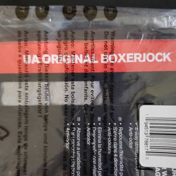 Under Armour 2-Pack Boxerjock Boxer Briefs Blk/Gry - NWT - Picture 6 of 7